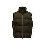 坦博尔25冬季新款 男士布朗尼羽绒马甲 廓形保暖户外防护加厚外套