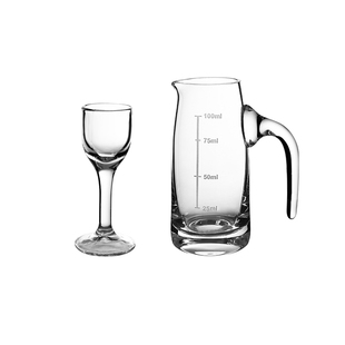 玻璃喝酒杯家用分酒器白酒杯小酒杯一口杯高脚杯子弹杯酒盅酒具