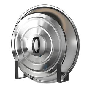 农村大锅盖放置器架子不锈钢锅盖架壁挂式厨房砧板菜板收纳架墙上