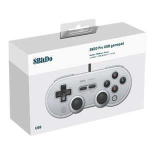 八位堂 SN30 PRO USB有线游戏手柄Switch主机树莓派Steam震动 PC