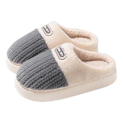 棉拖鞋男士2025新款冬季情侣室内家居保暖防滑家用毛绒月子棉鞋女