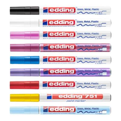 edding银色补漆笔划痕修复