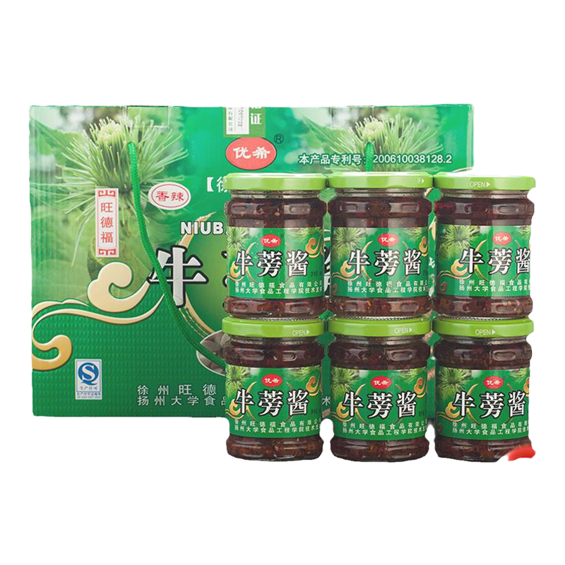 牛蒡酱180g6瓶礼盒调味酱菜