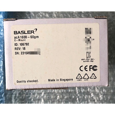 巴斯勒acA160060gm工业相机全新原装正品未开封