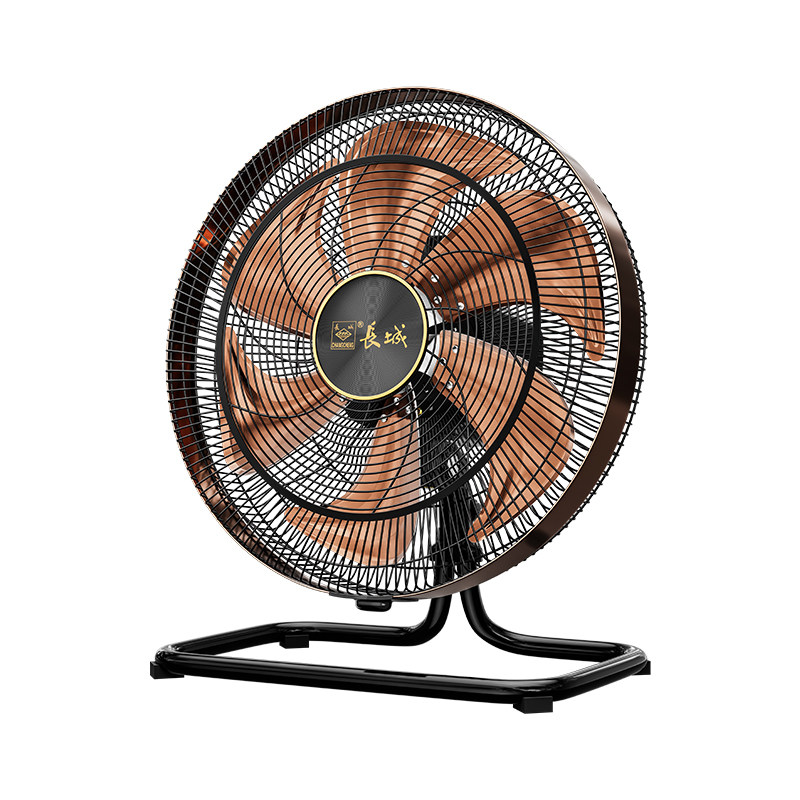 长城台式摇头静音铝合金扇叶风扇