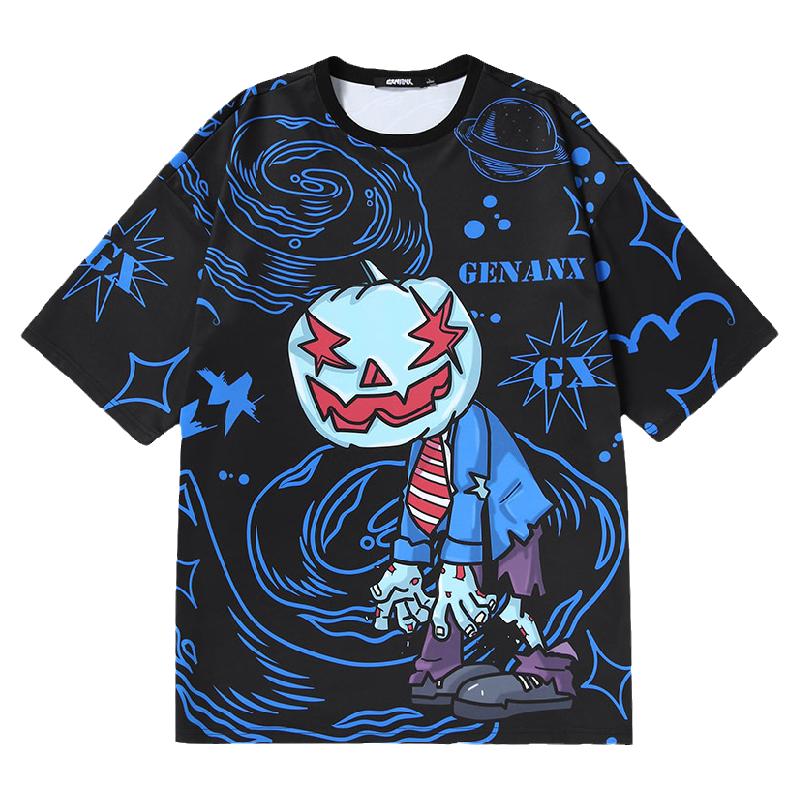 GENANX闪电潮牌短袖夏季宽松上衣