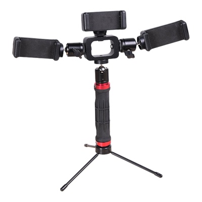 双机位手机支架户外专用直播架