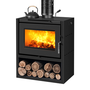 真火壁炉燃木柴家用室内柴火取暖炉复古欧式民宿别墅冬季烧柴火炉