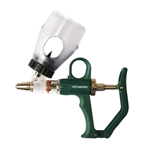 新款多牧兽用连续注射疫苗器猪牛羊可调连续注射器2ml5ml可打油苗