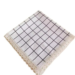 万能盖巾防尘布罩冰箱洗衣机微波炉烤箱棉麻床头柜盖布茶几桌子