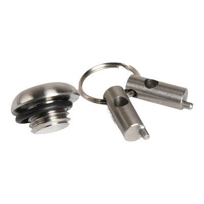 凯越不锈钢防盗机油盖