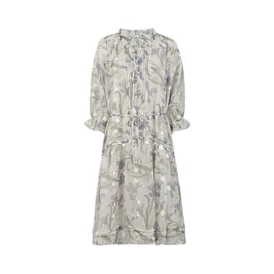 sdeer风琴褶吊带两件套连衣裙