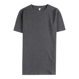 男士夏季紧身短袖T恤痞帅时尚纯棉圆领打底衫百搭休闲半袖上衣潮