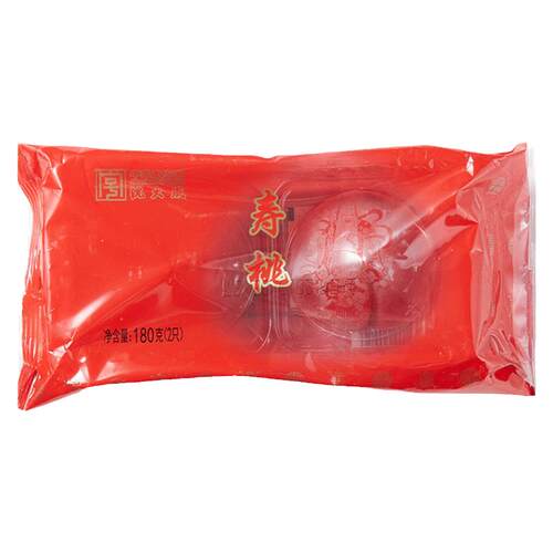 沈大成寿桃糕点心祝寿生日礼物做寿回礼上海特产传统美食180克