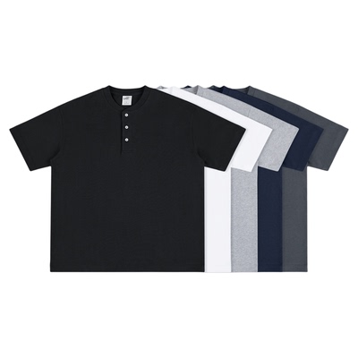 IDLT廓形落肩320g重磅短袖T恤