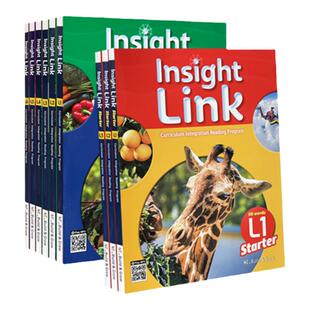原版进口 Insight Link幼儿基础训练英语蓝思阅读理解启蒙培训教材分级课程早教跨学科精读听说读写