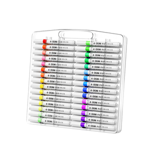 丙烯马克笔小学生专用水彩笔丙稀彩色笔不透色可叠色学生美术彩笔幼儿园画笔儿童可洗擦笔芯画画颜色水性儿童