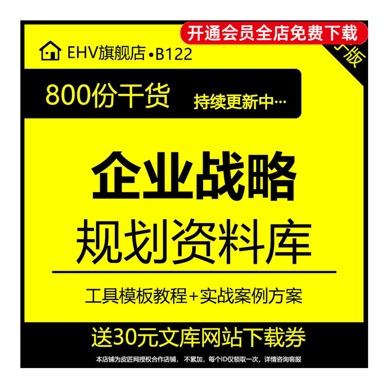 公司企业战略规划资料战略管理