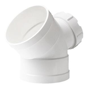 联塑PVC排水管配件接头带盖110 75 50正品检查口45度弯头下水管件