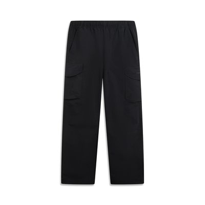 李宁2025冬季反伍加绒保暖运动裤