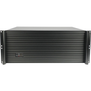 4U工控机箱标准机架式390短EATX双路主板电源卧式电脑主机服务器