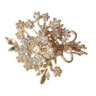 轻奢发财树胸针女款秋冬高端精致时尚胸花高级感西装大衣别针配饰