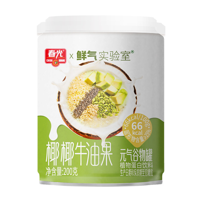 春光海南特产椰椰牛油果元气谷物植物蛋白饮料/植物奶