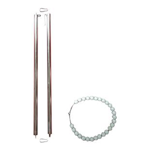 不锈钢挂旗杆旗帜套杆全不锈钢纯手工焊制挂旗升降杆穿旗杆升旗杆