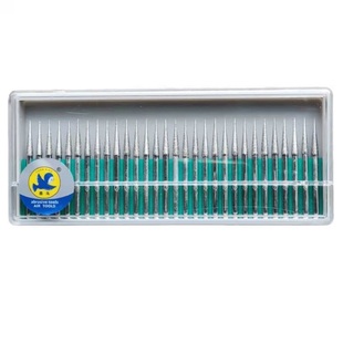 圆鸟牌金刚石磨头磨棒钻石合金砂电镀打模具砂棒针3mm*45毛刺修边