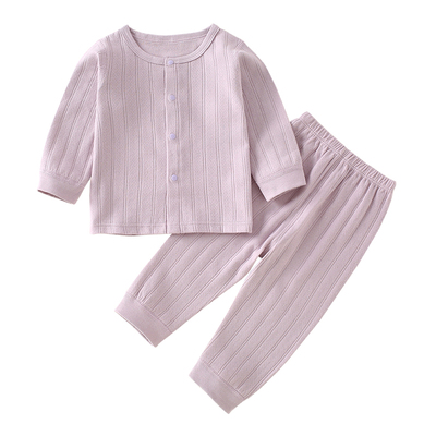 春秋季婴儿100%全棉秋衣套装