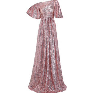 晚礼服女2025新款高贵优雅主持人长款韩式连衣裙修身显瘦年会晚装