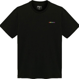 Adidas/阿迪达斯官方正品 NEO Pride 男女舒适圆领休闲T恤 H65034