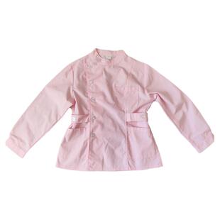 护士服冬装长袖立领白蓝粉色分体套装医生服牙科口腔服ICU工作服