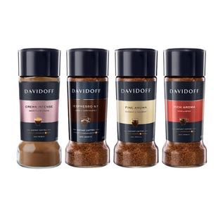 Davidoff大卫杜夫意式速溶咖啡健身提神冻干美式纯黑咖啡粉