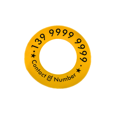 原创环形移挪车号码静电吸附贴纸