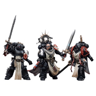 JOYTOY暗源战锤40K黑色圣堂元帅 帝皇冠 剑师兄弟会1:18可动兵人