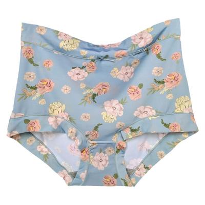 彩田内裤石墨烯印花高腰速干冰丝