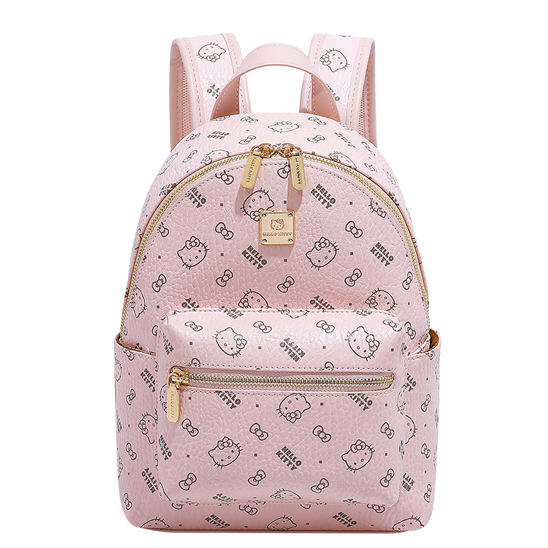 HelloKitty凯蒂猫双肩包包女时尚满印休闲背包小众设计学院风书包