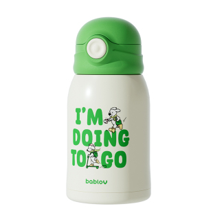 bablov修狗保温杯通用吸嘴吸管杯盖水杯配件杯套背带