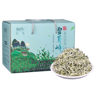 雪芽峰绿茶2026新茶特级云南绿茶雪龙春尖茶甘肃罐罐茶叶浓香型
