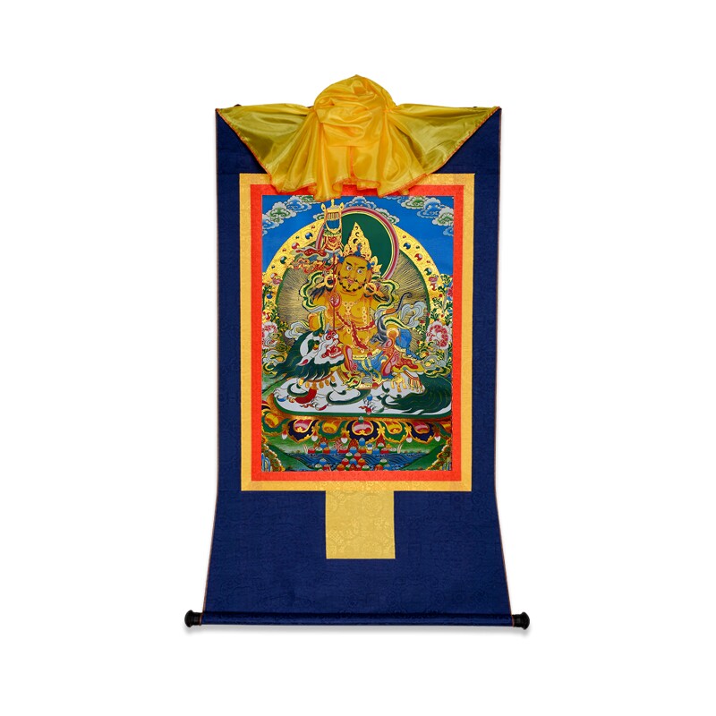 唐卡财宝天王藏村家用挂画