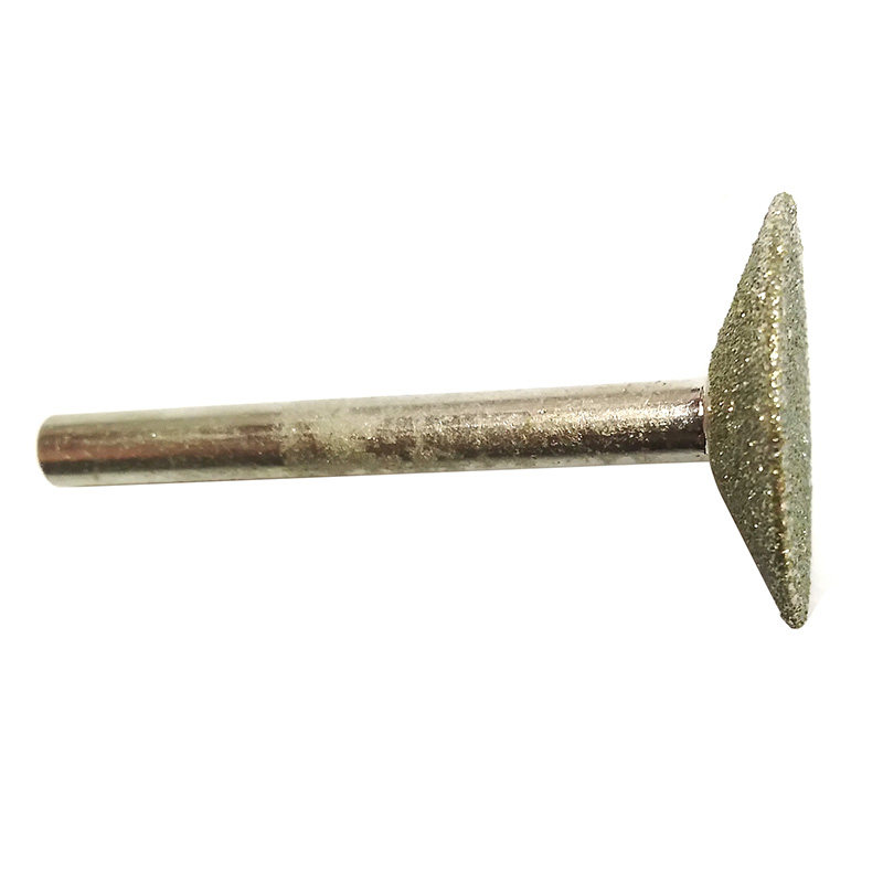 石雕工具电镀金刚砂丁形磨头电磨机雕刻字钉头磨头粗砂锋利耐用型