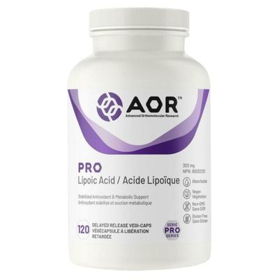 加拿大 AOR Pro Lipoic Acid 专业级 高含量硫辛酸 缓释胶囊120粒