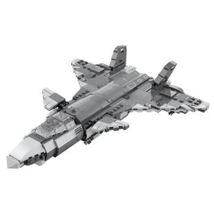 启蒙积木八合一歼灭战机益智拼装儿童模型男孩系列玩具礼物42201