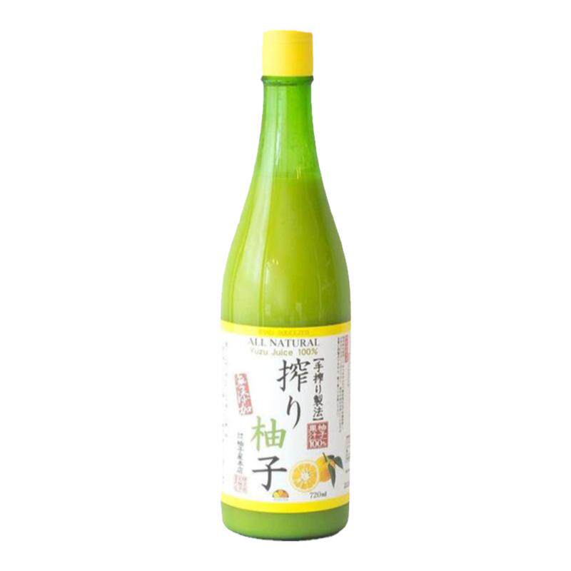 日本yuzu纯手工挤压柚子汁无添加
