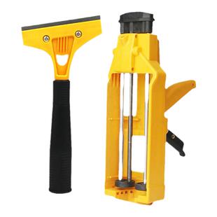 美缝剂胶枪瓷砖地砖专用铁质省力胶枪液压助力美缝枪美缝施工工具