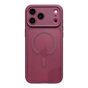 呆芒新品18适用苹果iphone18promax手机壳勃艮第红新款17pro磨砂air磁吸16pm小众15plus不撞款14网红13超显白