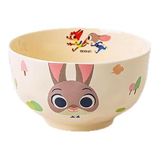 迪士尼疯狂动物城尼克狐朱迪儿童陶瓷餐具饭碗菜盘子筷子套装潮州