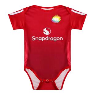 2526曼联足球服哈衣1号鲁尼7号C罗球衣新生儿婴儿爬服连体包屁衣