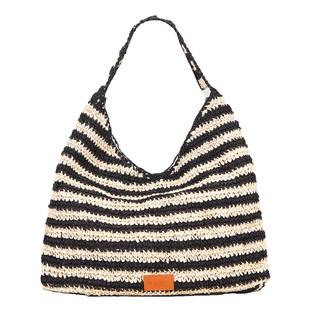 Seafolly 手提包条纹编织腋下包大容量女式包袋REVOLVE小众新款